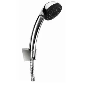Shower set kfa² Jaspis point chrome (model 841-211-00) – wall-mounted shower kit, single-function handheld, chrome finish