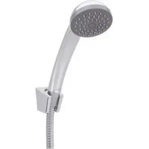 Shower set INVENA Mini Eol AU-14-M01 point-mounted chrome — compact bathroom shower kit