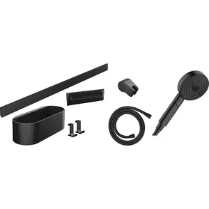 Shower system Hansgrohe 24291670 in black finish