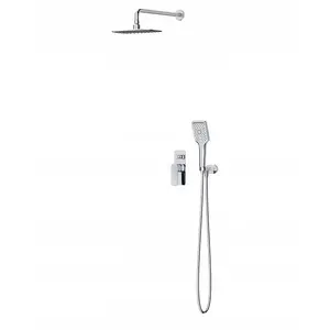Душевой комплект CERSANIT Larga S952-029 встроенный комплект с смесителем WAN-NAT хром