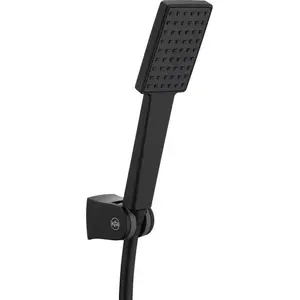 Душевой комплект kfa² 841-230-81 Logon Black — точечный душ, матовый чёрный