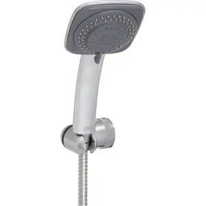 Shower set INVENA Alize Exe AU-81-M01, point-style, black finish