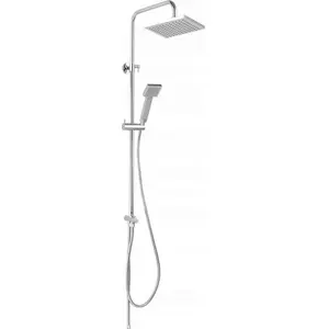 Shower set FERRO NP46 Wizard Square with overhead rain shower, chrome