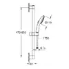 GROHE Tempesta 110 Black shower system Photo 4