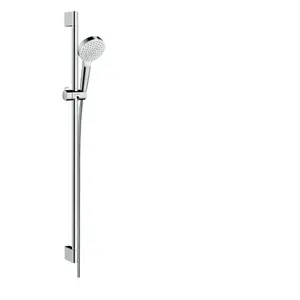 Shower system hansgrohe Crometta 26539400 — Chrome/White finish, overhead and hand shower set