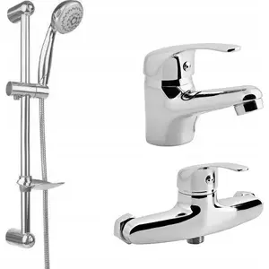 Shower set INVENA Siros 3-function model AU-80-001-M — complete shower kit