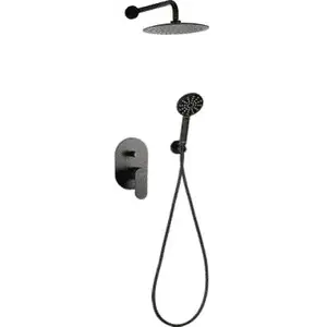 Dušas komplekts Valvex Dione melns – modelis 2448860