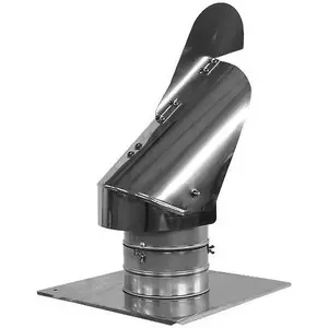 Роторный клапан RotoFlex 200 с кровельной монтажной плитой UNI, SpiroFlex (модель SX-WK200ROTPU)
