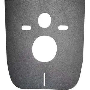 Sound‑absorbing foam for wall-mounted ceramic WC/Bidet Vendita 22 WWCC PW — black (S)