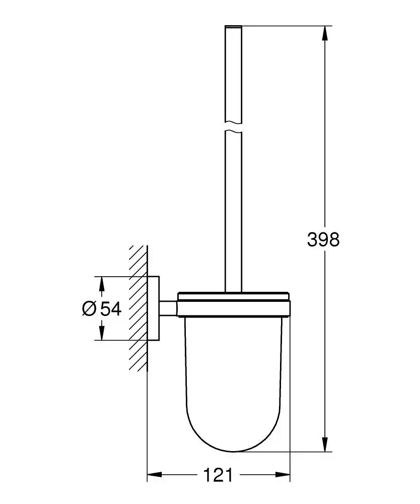 GROHE Essentials vannas aksesuārs — melns Photo 3