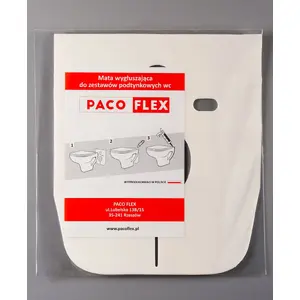 Trokšņu slāpēšanas paklājs tualetei PACO FLEX TYP C, modelis WC-TYP-C