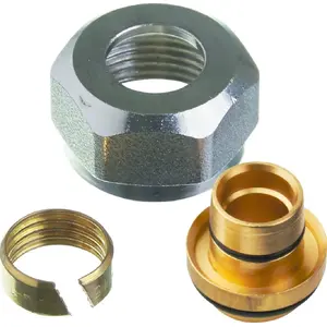Manifold coupling ROTH 16 x 2 mm to 3/4" for plumbing distribution