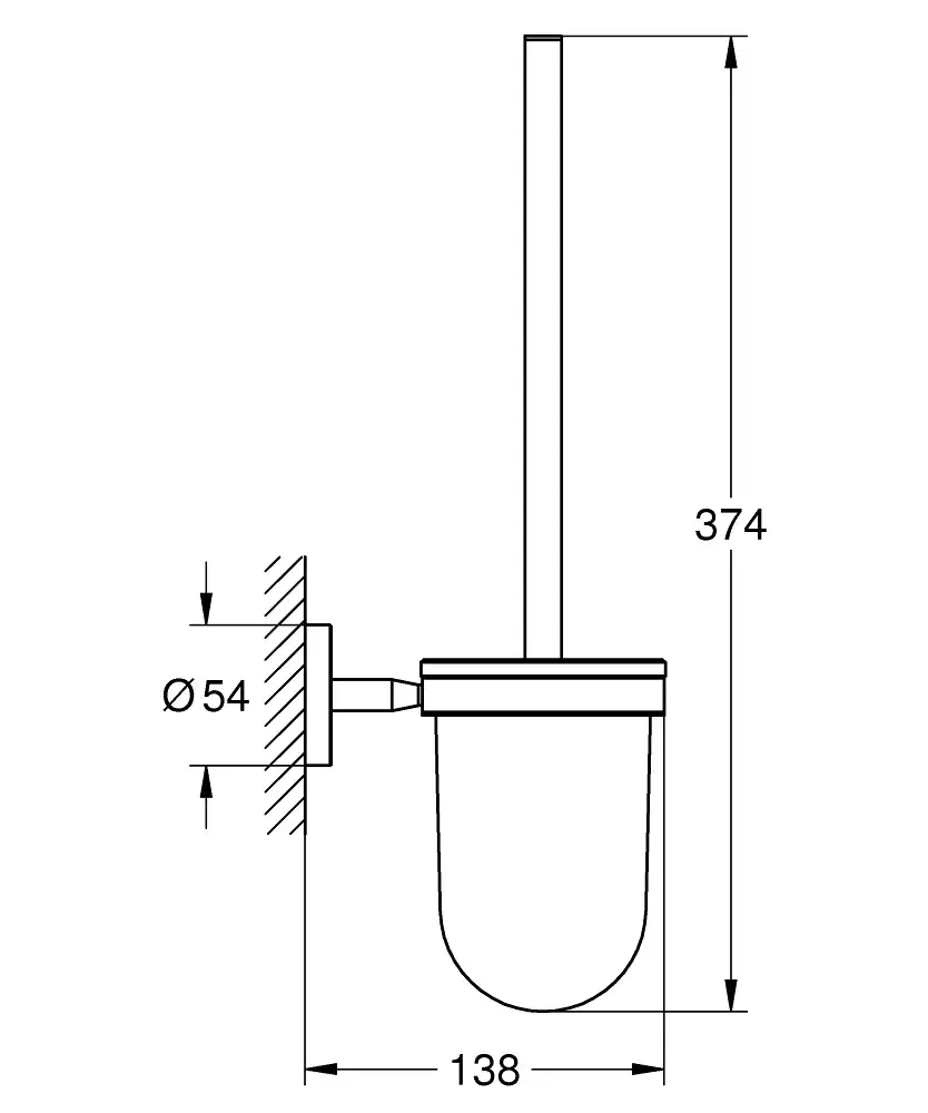 GROHE BauCosmopolitan vannas maisītājs Photo 2
