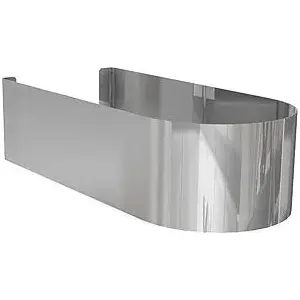 Stainless steel siphon cover Koło 11.5×7×27.5 cm model 99130000