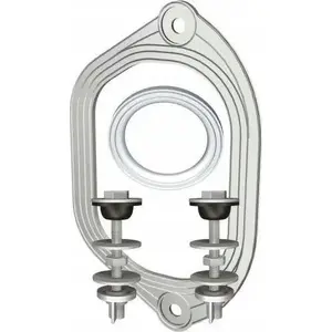 Repair kit for compact toilet KK-Pol KPL/520 — universal E (trapezoid seal + metal screws)