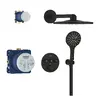GROHE Grohtherm SmartControl melna dušas sistēma 34863KF0 Photo 2