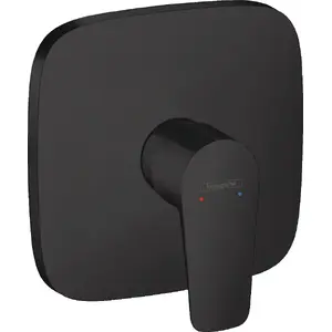 Смеситель для ванной hansgrohe 71765670, однорычажный, черный
