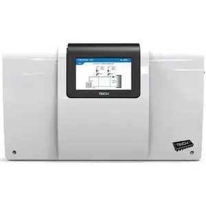 Shower control unit TECH Sterownik i-2 Plus for OpenTherm installations, supports 2 valve actuators, white