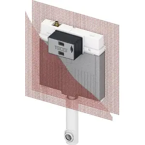 Concealed Cistern TECE Octa II 8 cm for Floor-Mounted Ceramics, TECE J19370500
