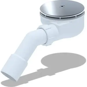 Low siphon for shower tray 90 mm chrome - No name E351CEU