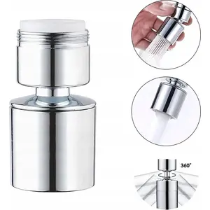 NOVEEN faucet aerator short extension NOVEEN XL1028 silver