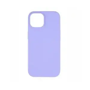 Protective silicone case Pomologic CoverCase for iPhone 15 compatible with MagSafe — light purple