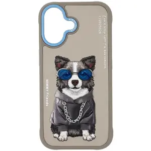 Чехол для смартфона Nimmy Cool Dog для iPhone 17, серый