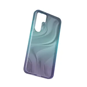 Protective Cover Zagg Milan for Samsung Galaxy S24+ — fits 6.7" screens, graphene and recycled plastic, Deep Aurora (blue/purple)