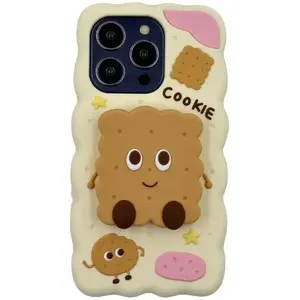Aizmugures vāciņš 3DCase ETUI CASE 3D COOKIE ar statīvu priekš iPhone 13