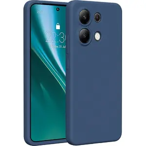 Силиконовый чехол Etteri для Xiaomi Redmi Note 13 4G — тёмно-синий