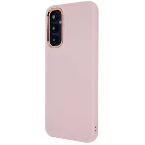 Protective phone case Tecto Shield Satin Elegant for iPhone 13 6.1" pink