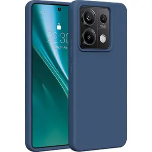 Силиконовый чехол Etteri для Xiaomi Redmi Note 13 Pro 5G, тёмно-синий