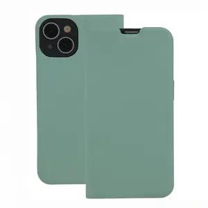 Protective soft phone case Etteri for iPhone 16 Plus 6.7" — translucent light green