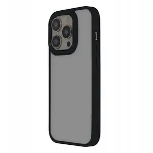 Protective case Tecto Shield Satin Elegant Matt for iPhone 16 Pro Max — black