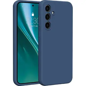 Silikona vāciņš Etteri priekš Samsung Galaxy S23 FE, tumši zils