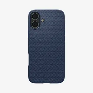 Чехол для смартфона Spigen Liquid Air Cover для iPhone 16 Plus, TPU, для 6.7" (17 см), Navy