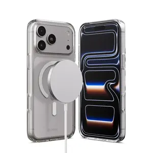 Caurspīdīgs MAG Cover maciņš ar MagSafe iPhone 17 Pro Max, TPU+PC