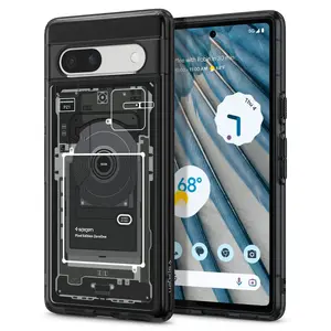 Чехол для телефона Spigen Ultra Hybrid Zero One для Google Pixel 7a, крышка для 15,5 см (6,1"), светло‑серый, PU/TPU