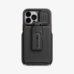 Mobile phone case Tech21 Evo Max with Holster for iPhone 13 Pro Max 6.7" — Black