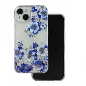 Защитная накладка IMD print VMAX для Samsung Galaxy A14 4G / A14 5G — флоральный узор
