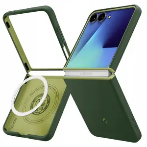 Чехол Spigen для Galaxy Z Flip 7 — Nano Pop Mag MagSafe совместимый, Avo Green