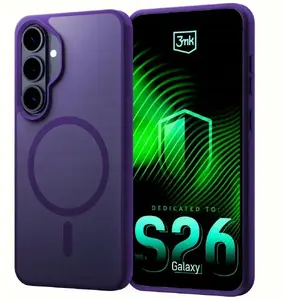 Protective MagCase for Samsung Galaxy S26+ by 3MK — Smoke Purple magnetic phone case
