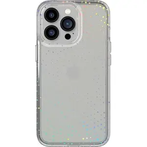 Aizsargvaksts Tech21 EVO Sparkle priekš iPhone 13 Pro — caurspīdīga faktūrmala