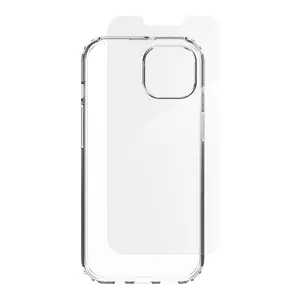 Protective Cover Zagg International IFROGZ Defence Bundle Pack for iPhone 16e/14/13, fits 6.1" screens, Transparent