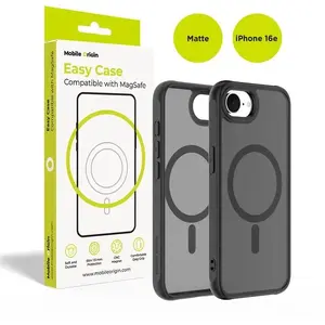 Mobile Origin Hybrid MagSafe Case for iPhone 16e, matte black, MagSafe-compatible protective cover