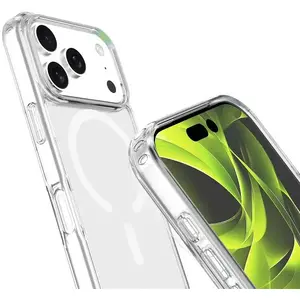 Mobile Origin Hybrid MagSafe Case clear for iPhone 17 Pro Max — hybrid protective phone case, MagSafe compatible