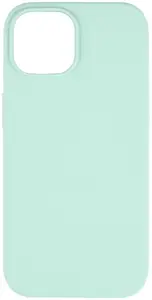 Protective silicone case Pomologic CoverCase for iPhone 15 with MagSafe compatibility (turquoise)