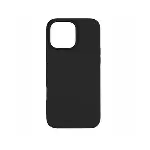 Protective silicone case Pomologic CoverCase for iPhone 16 Pro Max with MagSafe compatibility, black