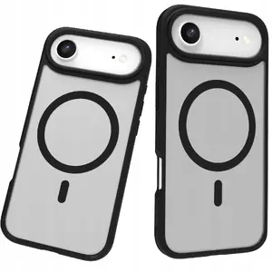 Protective MagSafe Case Roobix Etui Dusky Air for iPhone 17 — black matte, MagSafe compatible