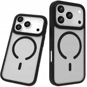 Protective MagSafe Case Roobix for iPhone 17 Pro Max — Dusky Matte Black